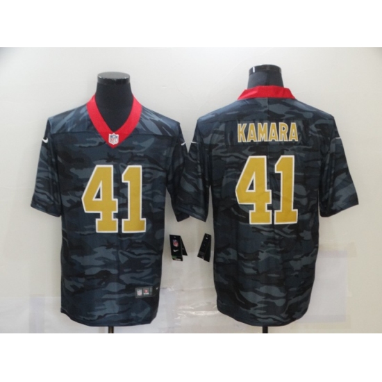 Men's New Orleans Saints 41 Alvin Kamara Camo 2020 Nike Limited Jersey