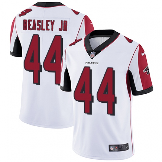 Men's Nike Atlanta Falcons 44 Vic Beasley White Vapor Untouchable Limited Player NFL Jersey