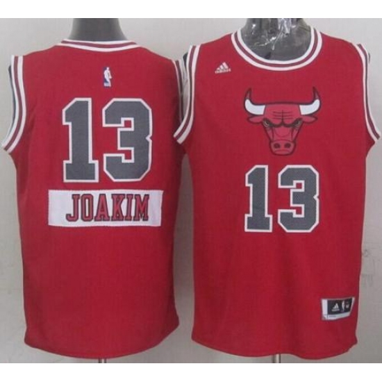 Bulls 13 Joakim Noah Red 2014-15 Christmas Day Stitched NBA Jersey