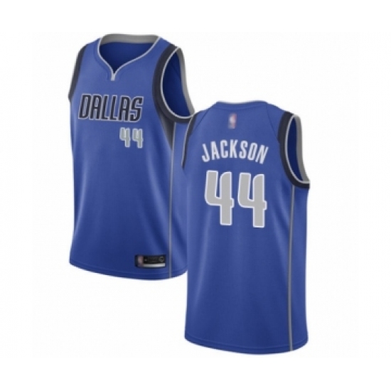 Women's Dallas Mavericks 44 Justin Jackson Swingman Royal Blue Basketball Jersey - Icon Edition