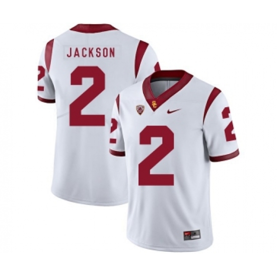 USC Trojans 2 Adoree' Jackson White College Football Jersey