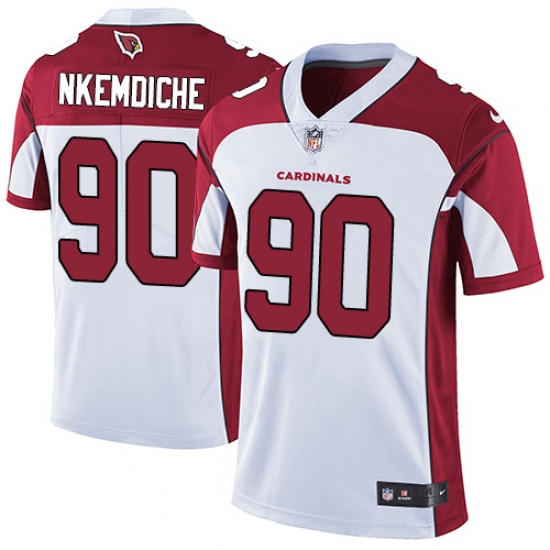 Men's Nike Arizona Cardinals 90 Robert Nkemdiche White Vapor Untouchable Limited Player NFL Jersey