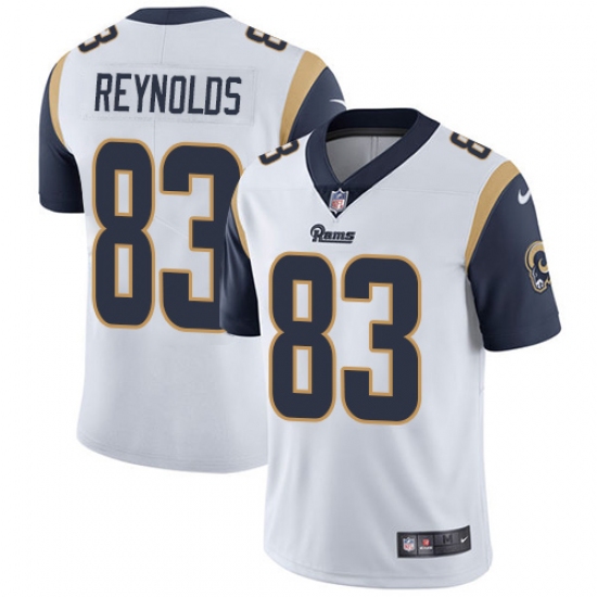 Men's Nike Los Angeles Rams 83 Josh Reynolds White Vapor Untouchable Limited Player NFL Jersey