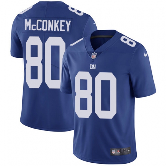 Youth Nike New York Giants 80 Phil McConkey Royal Blue Team Color Vapor Untouchable Limited Player NFL Jersey