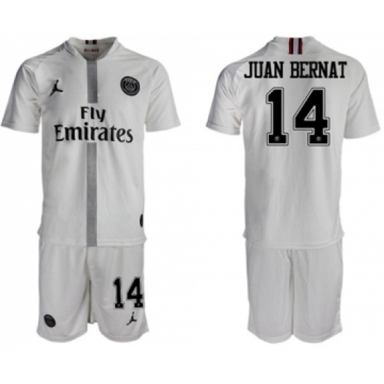 Paris Saint-Germain 14 Juan Bernat Away Jordan Soccer Club Jersey