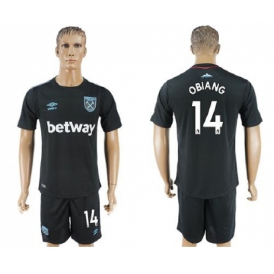 West Ham United 14 Obiang Away Soccer Club Jersey
