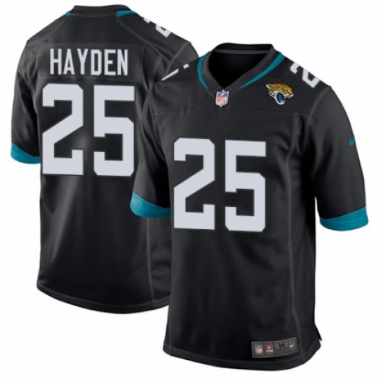 Men's Nike Jacksonville Jaguars 25 D.J. Hayden Game Teal Green Team Color NFL Jersey