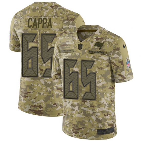 Youth Nike Tampa Bay Buccaneers 65 Alex Cappa Limited Camo 2018 Salute to Service NFL Jersey