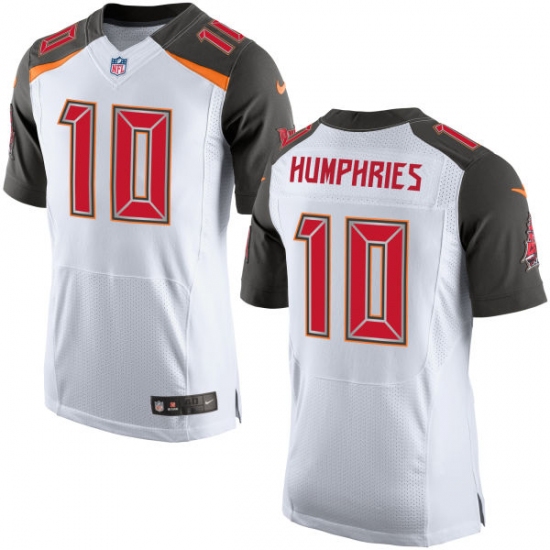 Men's Nike Tampa Bay Buccaneers 10 Adam Humphries Elite White NFL Jersey