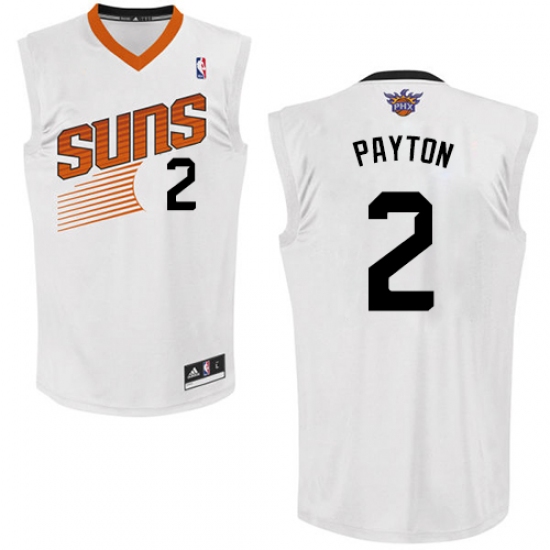 Men's Adidas Phoenix Suns 2 Elfrid Payton Authentic White Home NBA Jersey