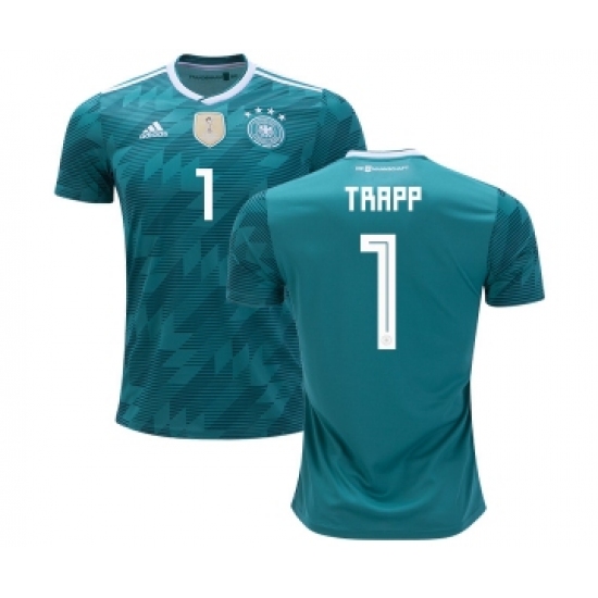 Germany 1 Trapp Away Kid Soccer Country Jersey