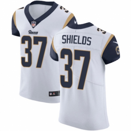 Men's Nike Los Angeles Rams 37 Sam Shields White Vapor Untouchable Elite Player NFL Jersey
