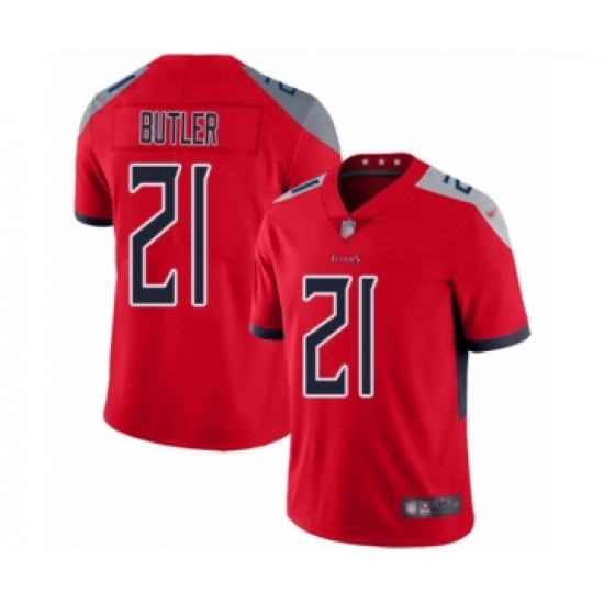 Youth Tennessee Titans 21 Malcolm Butler Limited Red Inverted Legend Football Jersey