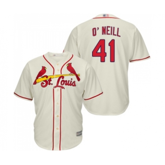 Men's St. Louis Cardinals 41 Tyler O Neill Replica Cream Alternate Cool Base Baseball Jersey