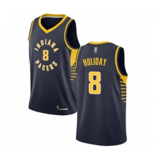 Youth Indiana Pacers 8 Justin Holiday Swingman Navy Blue Basketball Jersey - Icon Edition