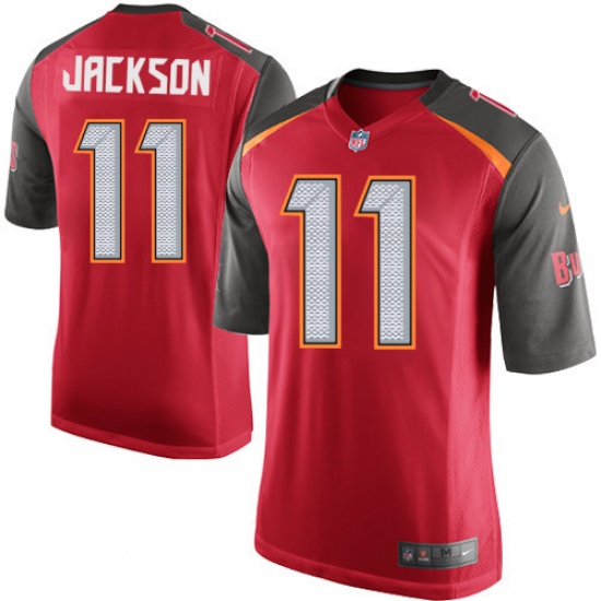 Men's Nike Tampa Bay Buccaneers 11 DeSean Jackson Game Red Team Color NFL Jersey