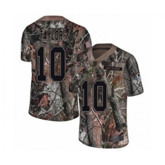 Youth Cleveland Browns 10 Taywan Taylor Limited Camo Rush Realtree Football Jersey
