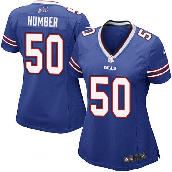 Women's Nike Buffalo Bills 50 Ramon Humber Game Royal Blue Team Color NFL Jersey