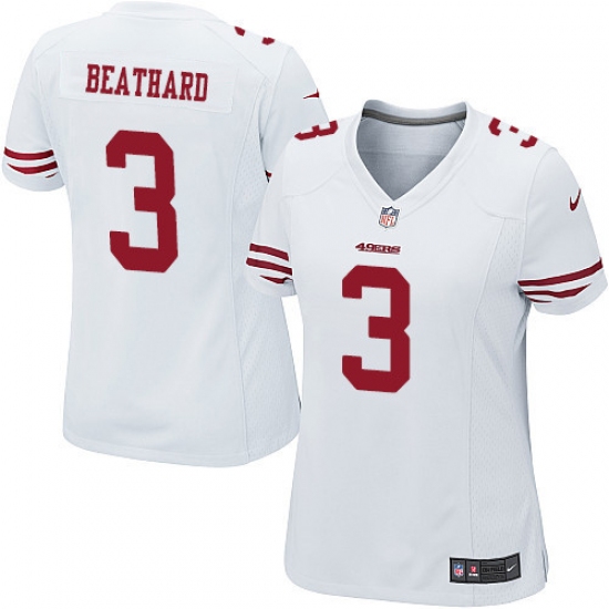 Women's Nike San Francisco 49ers 3 C. J. Beathard Game White NFL Jersey