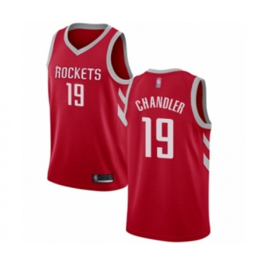 Youth Houston Rockets 19 Tyson Chandler Swingman Red Basketball Jersey - Icon Edition