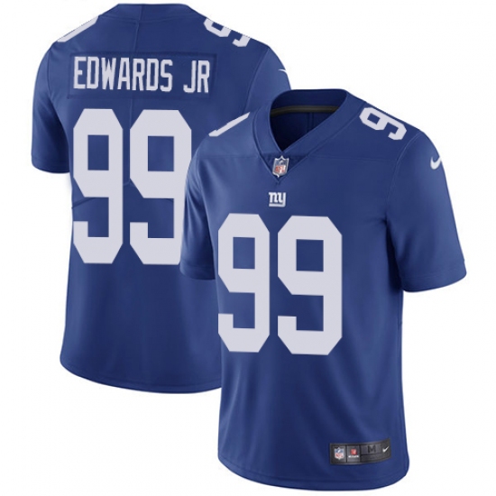 Men's Nike New York Giants 99 Mario Edwards Jr Royal Blue Team Color Vapor Untouchable Limited Player NFL Jersey