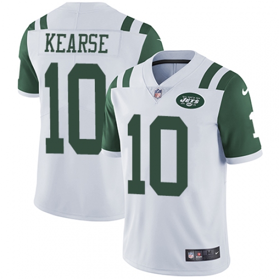 Youth Nike New York Jets 10 Jermaine Kearse White Vapor Untouchable Elite Player NFL Jersey