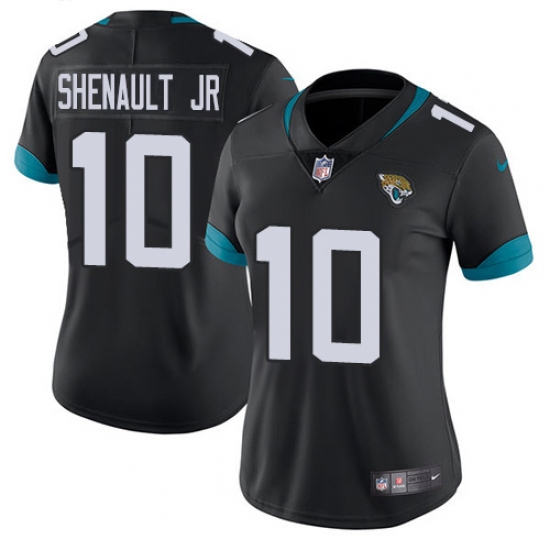 Women's Jacksonville Jaguars 10 Laviska Shenault Jr. Black Team Color Stitched Vapor Untouchable Limited Jersey