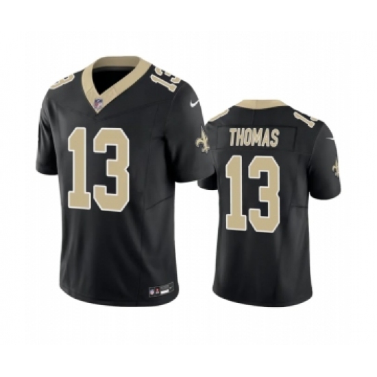 Men's New Orleans Saints 13 Michael Thomas Black 2023 F.U.S.E. Vapor Untouchable Limited Stitched Jersey