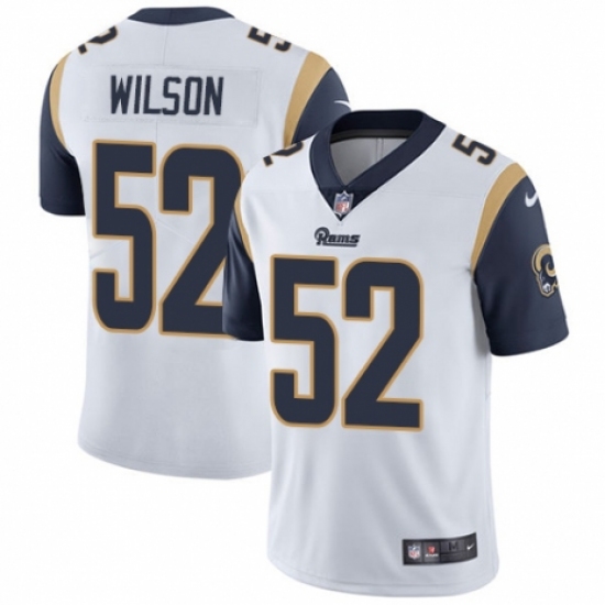 Men's Nike Los Angeles Rams 52 Ramik Wilson White Vapor Untouchable Limited Player NFL Jersey