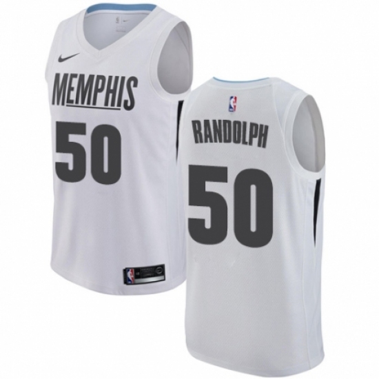 Men's Nike Memphis Grizzlies 50 Zach Randolph Swingman White NBA Jersey - City Edition