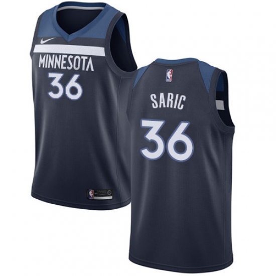 Youth Nike Minnesota Timberwolves 36 Dario Saric Swingman Navy Blue NBA Jersey - Icon Edition