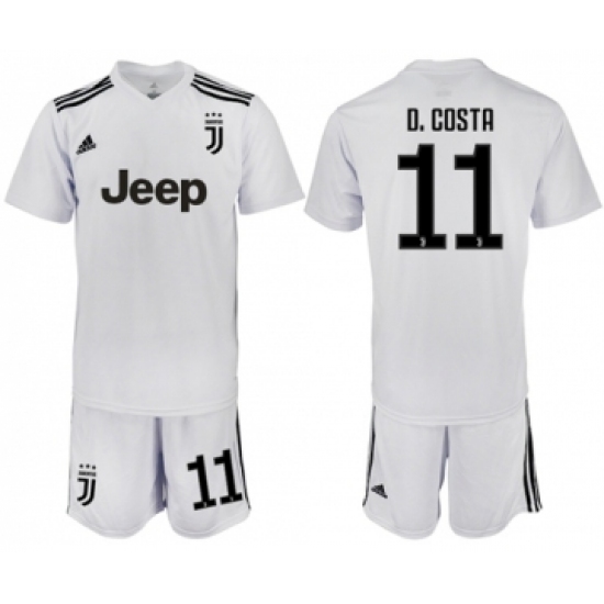 Juventus 11 D.Costa White Soccer Club Jersey