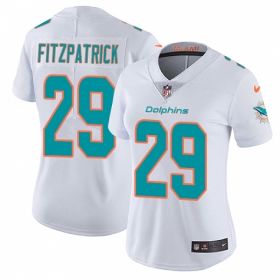 Women's Nike Miami Dolphins 29 Minkah Fitzpatrick White Vapor Untouchable Elite Player NFL Jersey