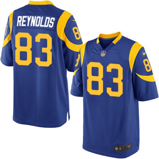 Men's Nike Los Angeles Rams 83 Josh Reynolds Game Royal Blue Alternate NFL Jersey
