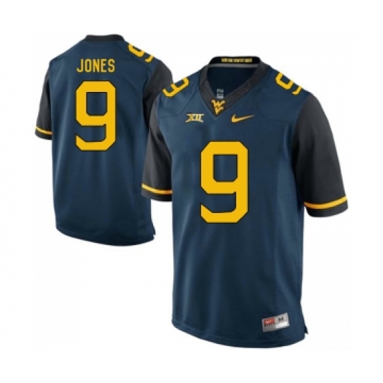 West Virginia Mountaineers 9 Adam Jones Navy College Football Jersey