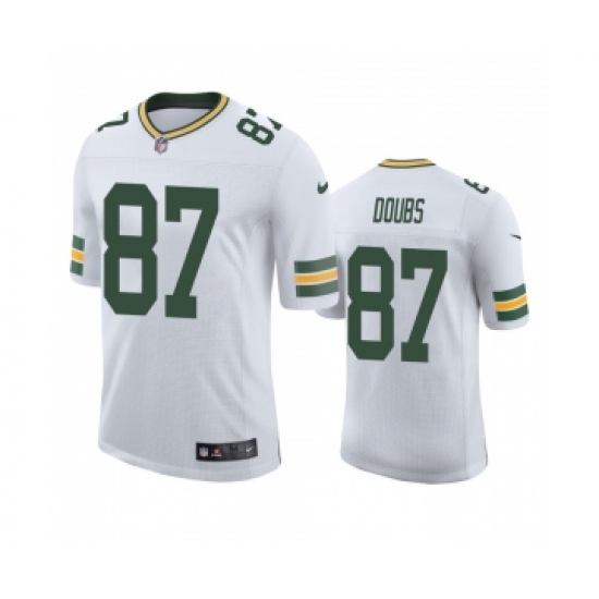 Men's Green Bay Packers 87 Romeo Doubs White Stitched NFL Vapor Untouchable Limited Jersey