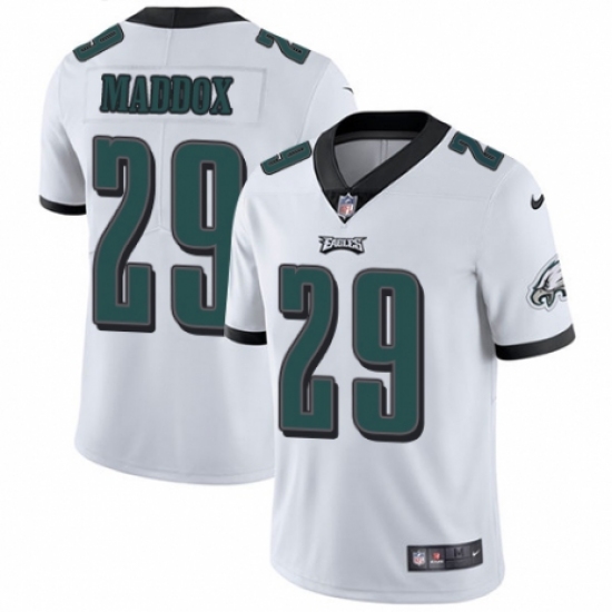 Youth Nike Philadelphia Eagles 29 Avonte Maddox White Vapor Untouchable Limited Player NFL Jersey