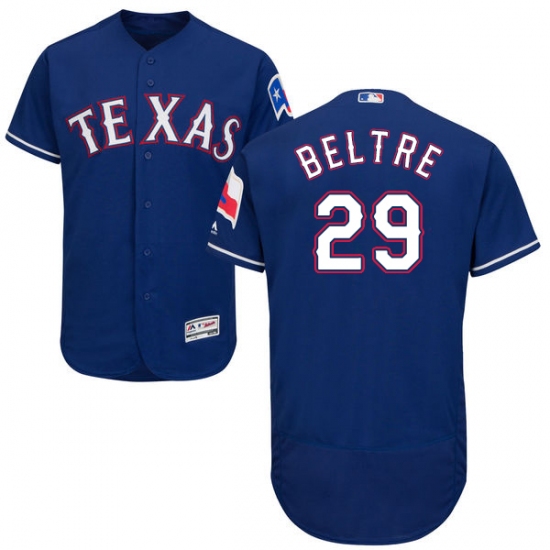 Men's Majestic Texas Rangers 29 Adrian Beltre Royal Blue Alternate Flex Base Authentic Collection MLB Jersey
