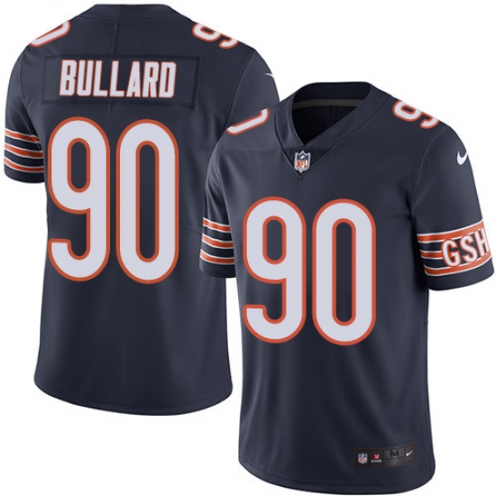Youth Nike Chicago Bears 90 Jonathan Bullard Navy Blue Team Color Vapor Untouchable Limited Player NFL Jersey