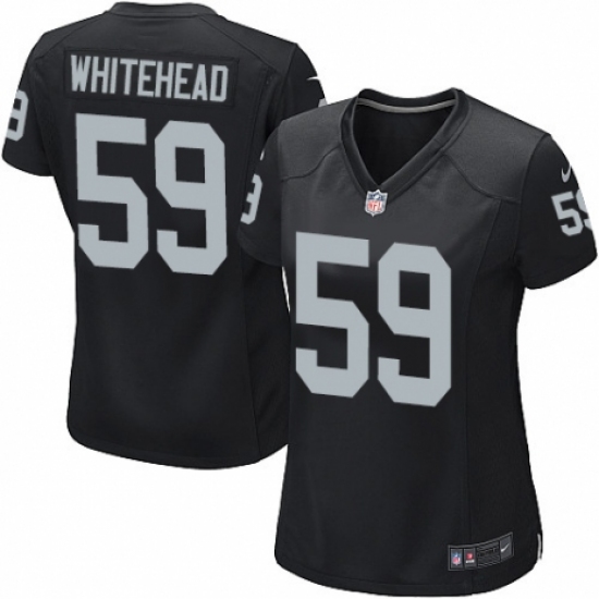 Women's Nike Oakland Raiders 59 Tahir Whitehead Game Black Team Color NFL Jersey