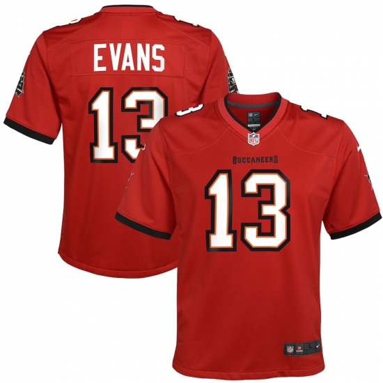 Youth Tampa Bay Buccaneers 13 Mike Evans Nike Red Game Jersey
