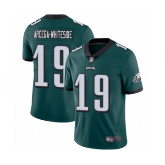 Youth Philadelphia Eagles 19 JJ Arcega-Whiteside Midnight Green Team Color Vapor Untouchable Limited Player Football Jersey