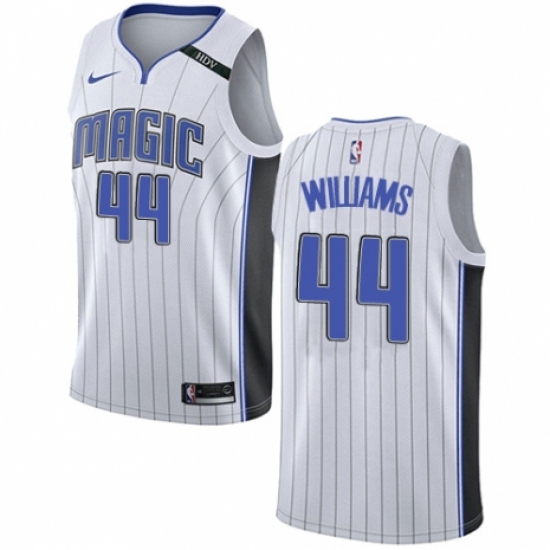 Women's Nike Orlando Magic 44 Jason Williams Swingman NBA Jersey - Association Edition