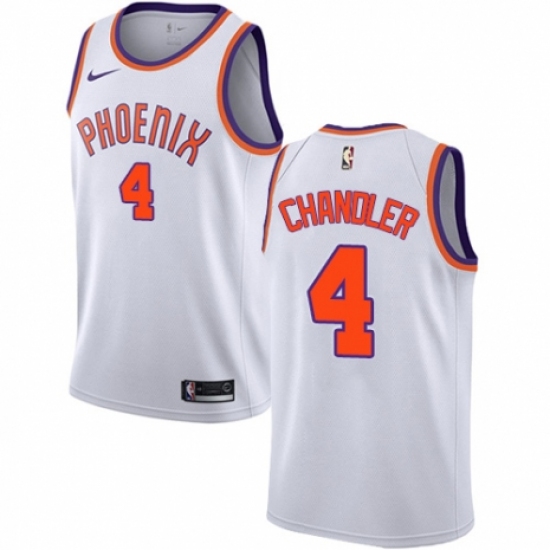 Men's Nike Phoenix Suns 4 Tyson Chandler Swingman NBA Jersey - Association Edition