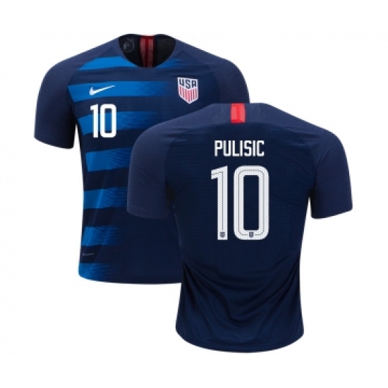 USA 10 Pulisic Away Kid Soccer Country Jersey
