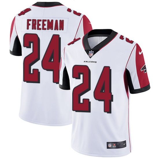Youth Nike Atlanta Falcons 24 Devonta Freeman White Vapor Untouchable Limited Player NFL Jersey