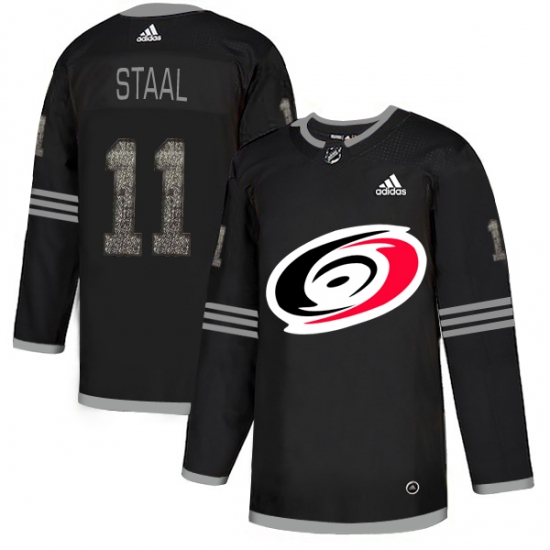 Men's Adidas Carolina Hurricanes 11 Jordan Staal Black Authentic Classic Stitched NHL Jersey