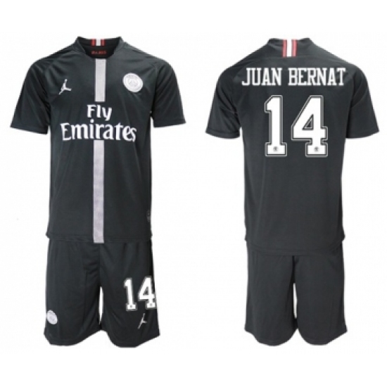 Paris Saint-Germain 14 Juan Bernat Home Jordan Soccer Club Jersey