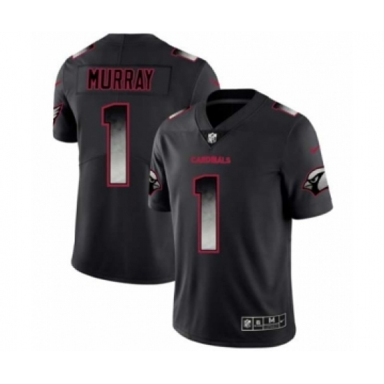 Men Arizona Cardinals 1 Kyler Murray Black Smoke Fashion Limited Jersey