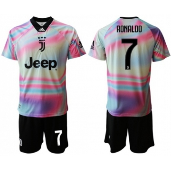 Juventus 7 Ronaldo Anniversary Soccer Club Jersey